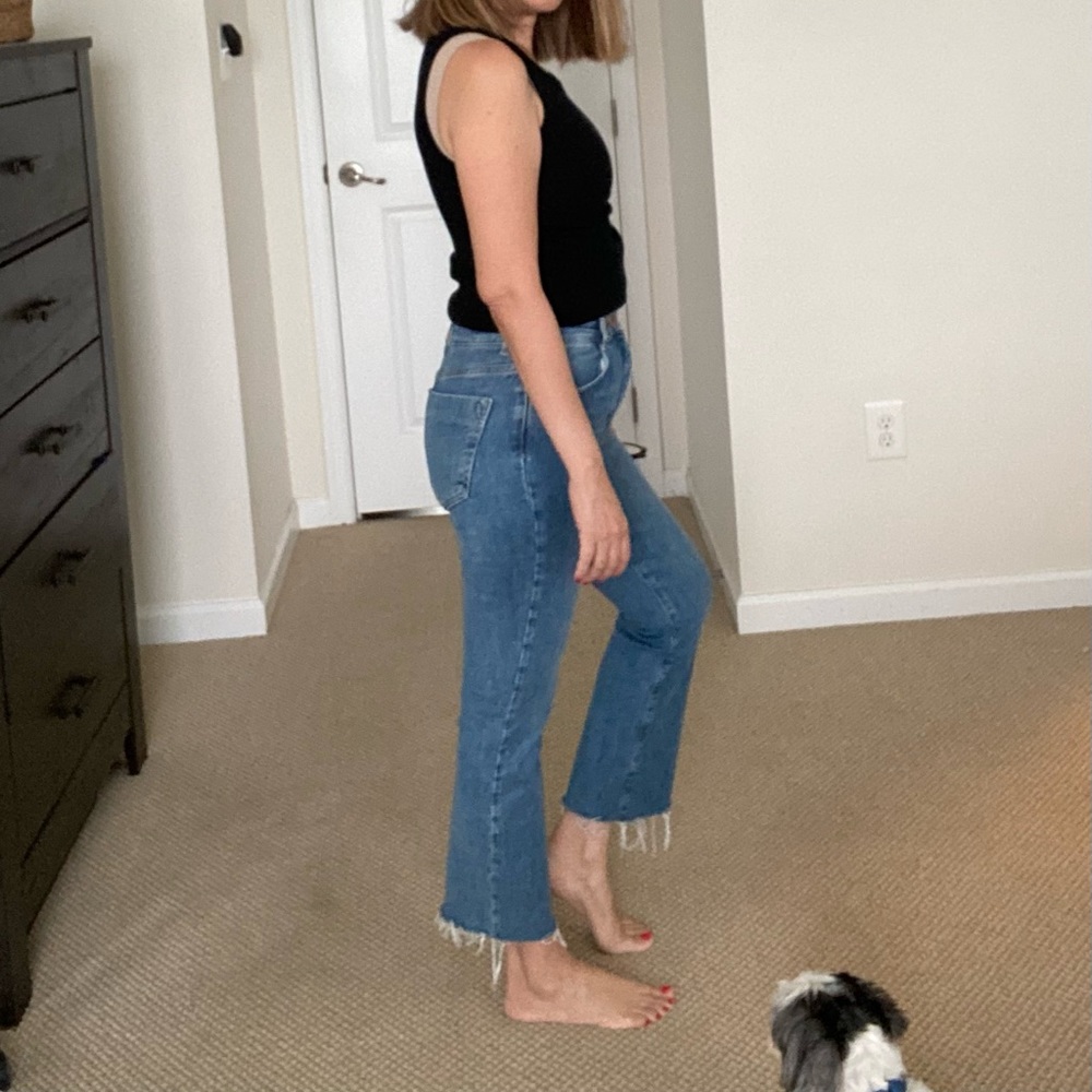 Zara cropped jeans